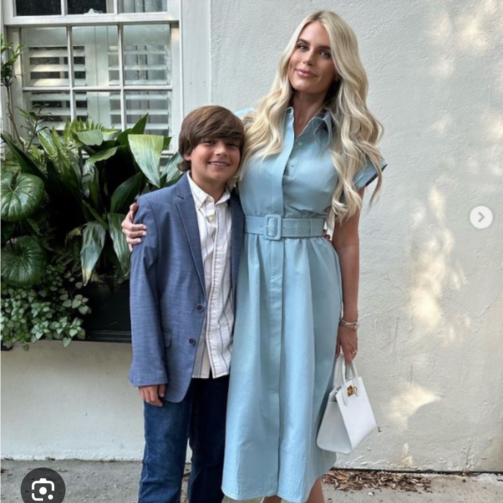 Tuckernuck Slate Blue Chloe Dress